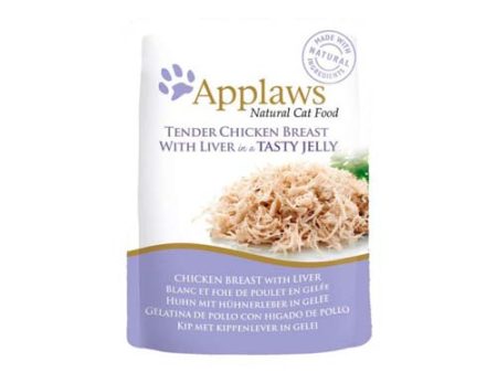 Applaws Cat Chicken & Liver in Jelly 70g Pouch Sale