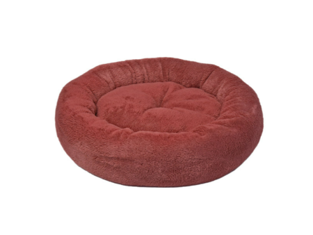 Feline Go Plush Round Bed Red 52cm For Sale