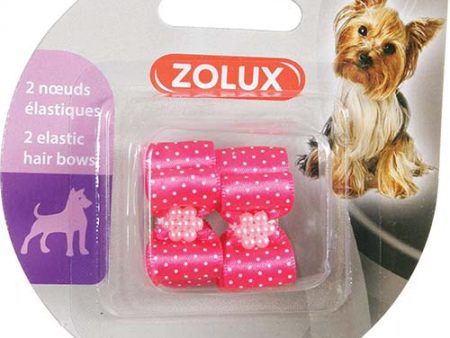 Zolux Elastic Hair Bows Pack of 2 Online Sale