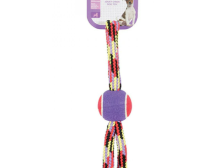 Zolux Colourful Ball & Rope Toy 35cm For Discount