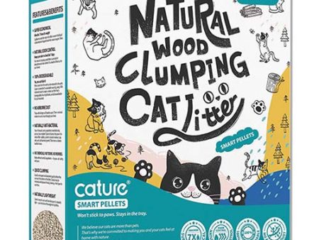 Cature Natural Wood Clumping Cat Litter 2.4kg Discount