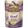 Carnilove Cat Sterilised Quail with Dandelion in Gravy 85g Pouch Online