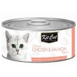 Kit Cat Deboned Chicken & Salmon Toppers 80g Hot on Sale