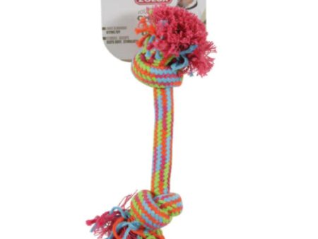 Zolux Coloured 2 Knot Rope Toy 25cm Online Hot Sale