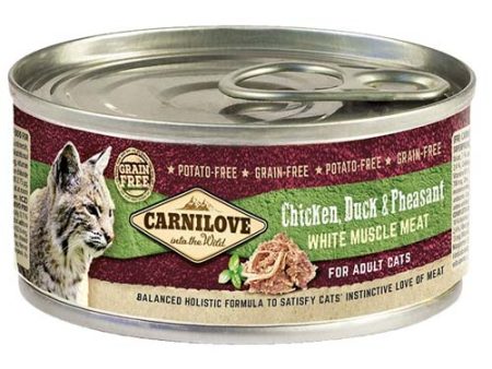 Carnilove Cat Chicken, Duck & Pheasant 100g Tin For Sale